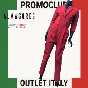 Гащеризон Almagores,червен, 89 % полиестер, 11% еластан, размер 42, Италия